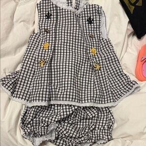 Magnolia Checkered Baby Outfit